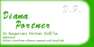 diana portner business card